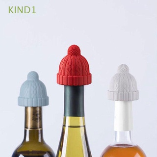 kind1 creativo tapón de vino hogar vino corcho de lana sombrero en forma de vacío sellado reutilizable barra de silicona herramienta de cocina champán