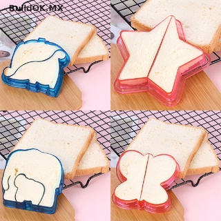 [BuildOK] Cortador De Molde De Pan DIY Creativo Forma Linda Sandwich Tostadas Galletas Plástico [MX]