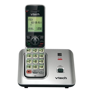 Teléfono Inalámbrico Vtech Cs6619-2 Negro Y Plateado
