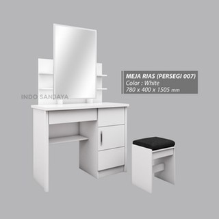 Tocador minimalista muebles de dormitorio mesa de cristal presente MR cuadrado (1)