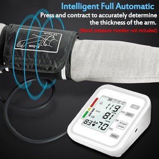 nuevo brazo tipo automático electrónico monitor de presión arterial brazo conector banda con x7q0 (8)
