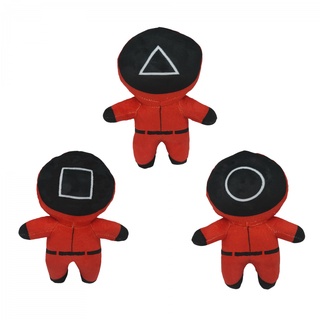 20cm The Tv Series Cosplay figura calamar juego administrador cuadrado forma redonda triángulo peluche muñeca juguetes regalos