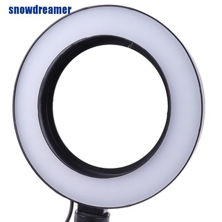 [SNDR] 6 "LED anillo de luz de la lámpara Selfie cámara en vivo regulable teléfono estudio foto Video MME (5)