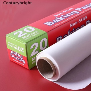 [Centurybright1] 20 m antiadherente hoja de galletas de pergamino papel para hornear línea de aceite de papel de mantequilla IYUF
