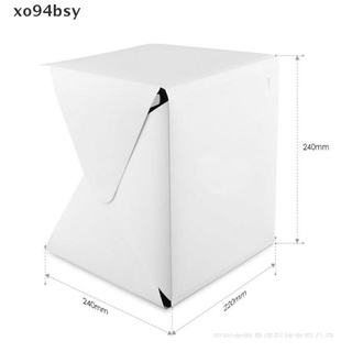 [xo94bsy] portátil 9.5" x 9.5" luz led fotografía cubo caja de tiro tienda de fotos estudio [xo94bsy]