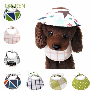 QINREN Colorful Pet Collar Kitten Cat Hat Dog Cap Neckline Fashion Puppy Foldable Multifunctional Sunshade