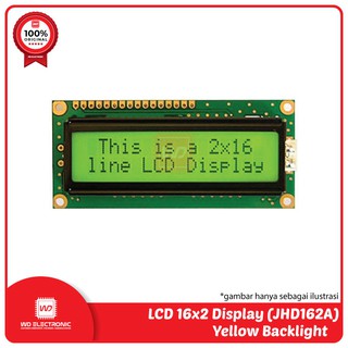 Lcd 16x2 JHD amarillo verde retroiluminación JHD162A Original LCD verde 16x2