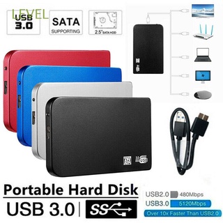 LEVEL 4TB 8TB 16TB Alta velocidad Disco duro móvil Portátil USB 3.0|externo SATA HDD 2.5 &quot; Mini Memoria Disco duro/Multicolor
