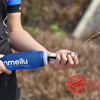 deportes al aire libre maratón running suave botella de agua plegable suave agua portátil botella a3t1
