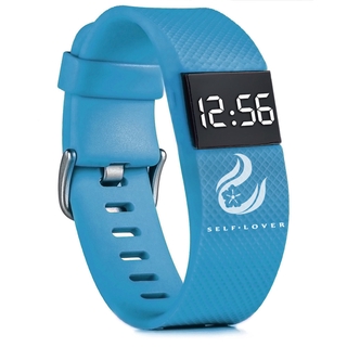 Reloj deportivo Digital LED Unisex con banda de silicona para hombres y mujeres (3)