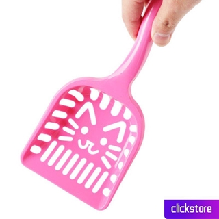 práctico gatito arena de residuos pala pala de plástico arena gato cuchara limpiar herramienta rosa clickstore