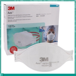 [ READY STOCK] 3M 1870+N95 protective mask dustproof and breathable cup-shaped head-wearing mask in single opp bag qin01.mx