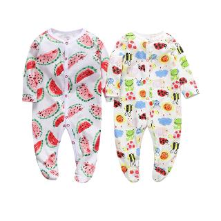 ropa de bebé niñas recién nacido mameluco de pie pijama de algodón