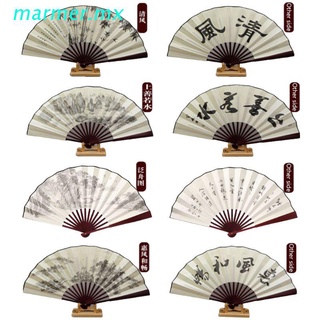 mar1 abanico de seda plegable estilo chino de mano para eventos de boda y suministros de fiesta