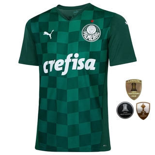 2021-22 Palmeiras Home Soccer Jersey Add 3 Patches