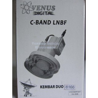 Lnb VLB-8166 venus parabólico para 2 receptores satelite 4 venus c band