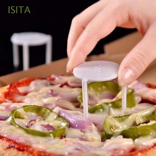 ISITA Se puede hacer a voluntad. Trípode de pizza Polipropileno La Mesa Pizza en caja Restaurante Comida Plástico Accesorios de cocina útil adj. Herramientas de cocina Empaquetado de pizza/Multicolor