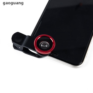 [gaoguang] 3-in-1 Wide Angle Macro Fisheye Lens Camera Kits Mobile Phone Fish Eye Lenses .