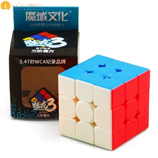 wilfredo012 Moyu Meilong Speed Cubo Mágico 3x3 De Rubik Sin Pegatina Velocidad Rompecabezas Juguetes (1)