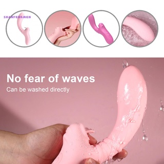 shanfengmen USB Charging Massage Stick Female Licking Clitoris Stimulation Masturbation Device Portable for Bathroom