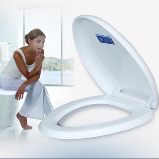 [LS] Toilet Seat Slow Close Never Loosen Plastic Antiskid Toilet Lid Toilet Seat