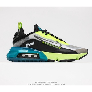 Nike Air Max 2090 "Blue Lime Volt" Futuro Ficção Científica Espaço Almofada de Ar Esportes de Lazer Sapatos de corrida