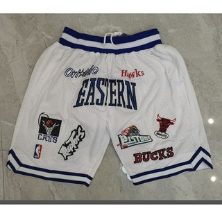 NBA Shorts Eastern All Stars Sports Shorts white Pocket version
