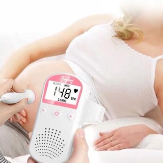 Doppler Monitor Fetal bebé sonido Fetal Detector de frecuencia cardíaca embarazo hogar pantalla LCD sin radiación Monitor embarazada (1)