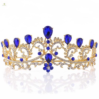 vintage barroco reina rey pelo joyería cristal tiara y corona diadema para las mujeres novia boda