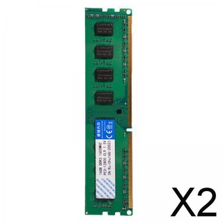 [esggh] 2X DDR3 PC3-12800U 1600MHz 240PIN Desktop DIMM AMD Motherboard Memory RAM