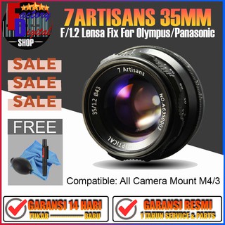 7Artisans 35mm F1.2 lente fija para Olympus Panasonic MFT M4/3 lente