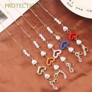 PROTECTION Glasses Chain Acrylic Pearl Eyewear Accessories