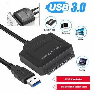 USB 3.0 A SATA Disco Duro Adaptador Cable Convertidor Para 2.5 " 3.5 " SSD HDD BjFranchiseWarm