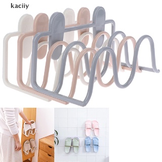 kaciiy - organizador de almacenamiento de zapatos de doble capa para colgar en la pared, soporte para zapatillas mx (8)