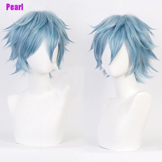 [Pearl] Anime Shigaraki Tomura Cosplay pelucas disfraz juego pelucas disfraces gris-azul pelo