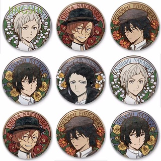 JINGSHI Metal Harajuku Badges Hat Decoration Anime Brooch Bungo Stray Dogs Badge Accessories Backpack Japan Anime Cartoon Pin High Quality For Clothes Badge Pin