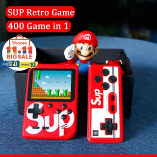 Original SUP Game Box 400 en 1 Retro consola de juegos portátil emulador de Video consola de mano