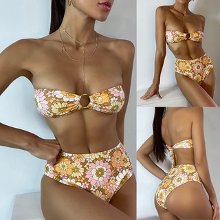 Conjunto De bikini Sexy para mujer con Estampado Push-Up con Bojo B57Fghc.Br
