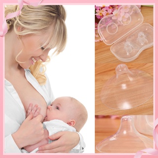 [FAST] 2pcs Silicone Nipple Protector Mothers Feeding Silicone Nipple Shield Breastfeeding Protection Cover