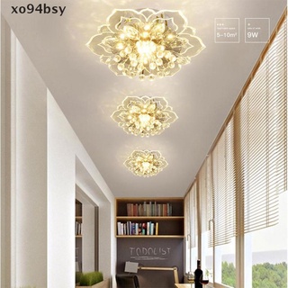 [xo94bsy] 20 cm 9w moderno cristal led lámpara de techo pasillo colgante lámpara de araña [xo94bsy] (1)