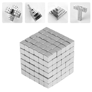 fyourpg 125Pcs potente tierra rara neodimio cuadrado imanes bloque cubo juguete educativo (3)