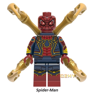 spider-man minifigurine lego super heroes mysterio maria hill hydro-man ned-liz bloques de construcción niños regalos juguetes