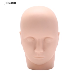 jkiuatm 1pc formación de silicona cabeza plana práctica maquillaje pestañas pestañas extensiones mx (7)