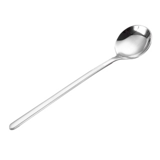 cuchara redonda de acero inoxidable mini cucharaditas de postre cuchara (sier)