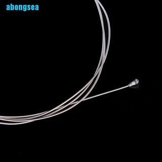 Abongsea - juego de 6 cuerdas para guitarra acústica (nailon, plata)