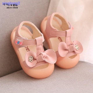 sandalias de niñas 0-1-2 años de edad bebé baotou niño zapatos niña princesa zapatos 3 fondo suave antideslizante zapatos para bebé niñas