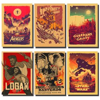 Póster de película cartel Marvel Comics/póster Retro/Avengers/póster de Star Wars