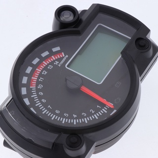 [dynwave] velocímetro 12v universal para motocicleta tacómetro digital odómetro lcd medidor