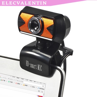 [elecvalentin] cámara web usb 2.0 hd 480p para computadora/pc/laptop/micrófono de video