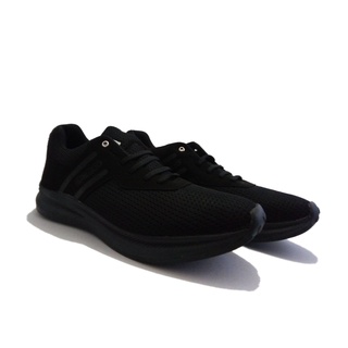 Tenis deportivos para correr y gym suela ligera y suave, color negro (1)